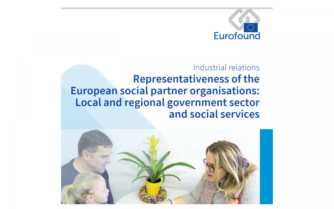 Representativeness of the European social partner organisations in social services