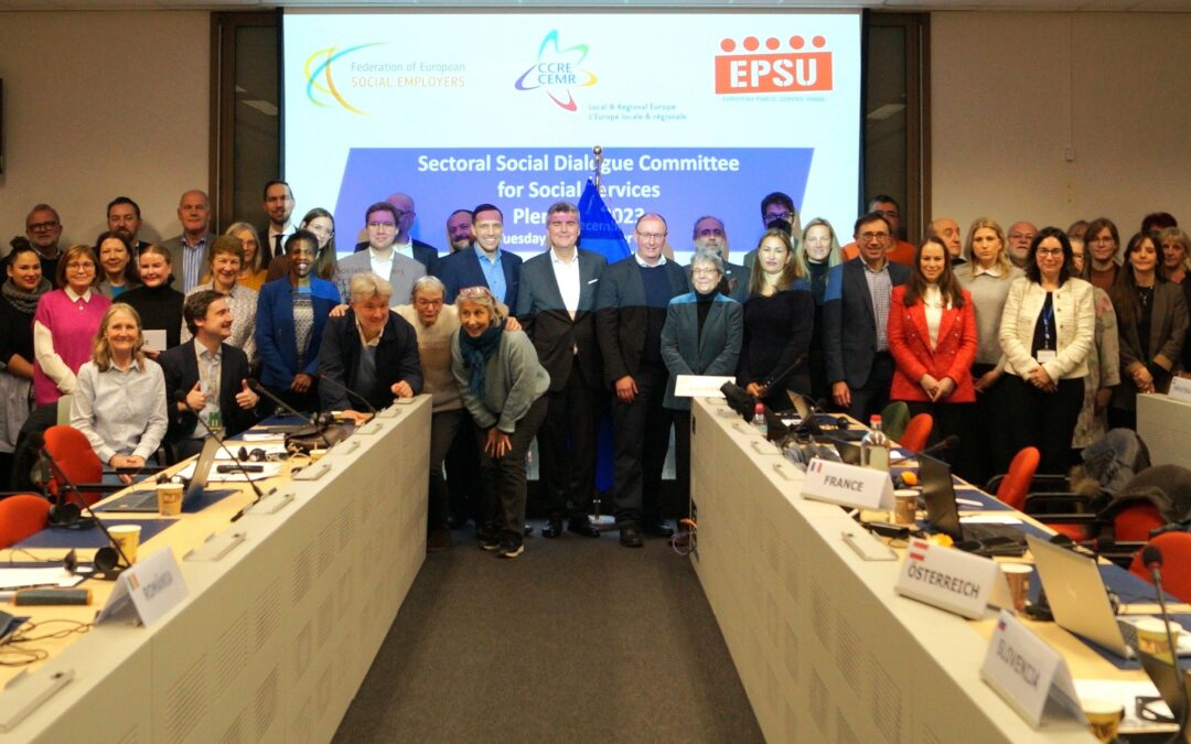 European Sectoral Social Dialogue Committee for Social Services: Social Partners come together for first Plenary Meeting